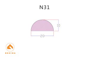 نقشه سطح مقطع ابزار دکوراتیو