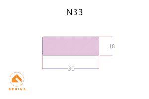 نقشه سطح مقطع ابزار دکوراتیو