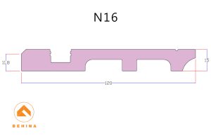 نقشه سطح مقطع قرنیز نوری