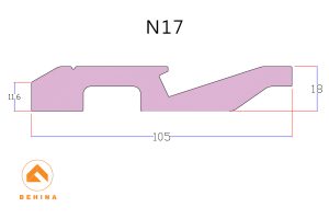 نقشه سطح مقطع قرنیز نوری
