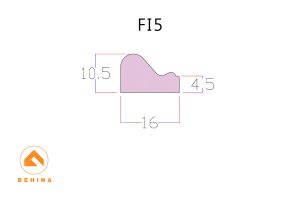 نقشه سطح مقطع ابزار دکوراتیو