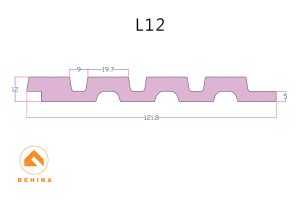 نقشه سطح مقطع دیوارپوش لوور