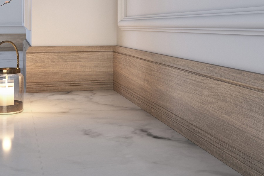 قرنیز طرح چوب